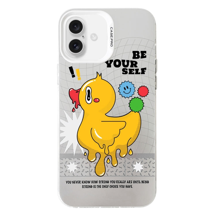 Custodia protettiva per telefono per PC serie argento elettrolitico, For iPhone 16 Plus