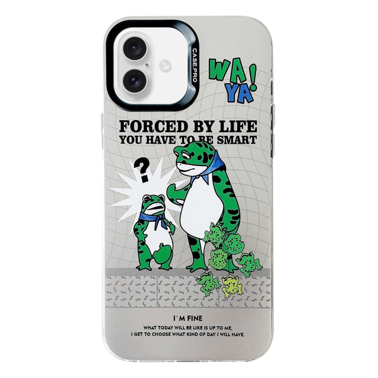 Custodia protettiva per telefono per PC serie argento elettrolitico, For iPhone 16