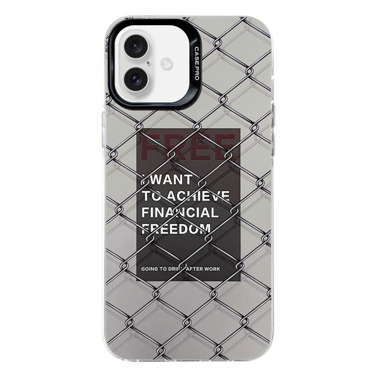 Custodia protettiva per telefono per PC serie argento elettrolitico, For iPhone 16