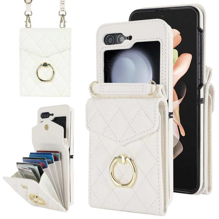 Custodia portafoglio con slot RFID per Samsung Galaxy Z Flip7