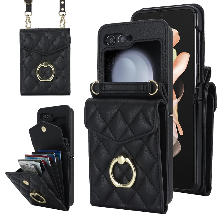 Custodia portafoglio con slot RFID per Samsung Galaxy Z Flip7