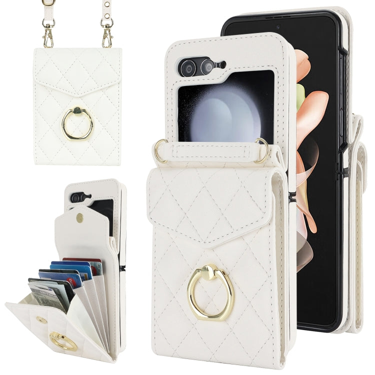 Custodia portafoglio con slot RFID per Samsung Galaxy Z Flip7