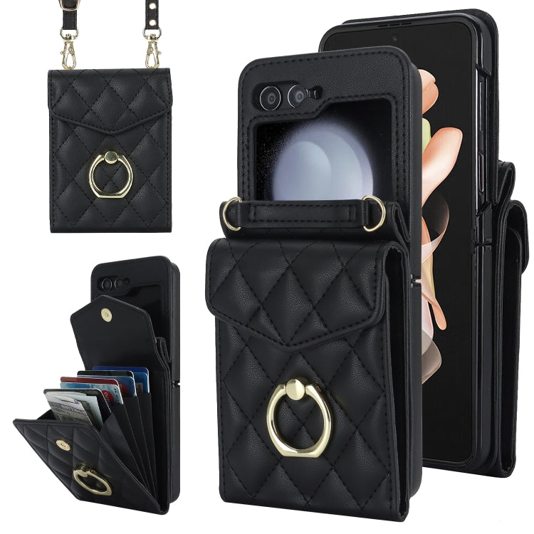 Custodia portafoglio con slot RFID per Samsung Galaxy Z Flip7
