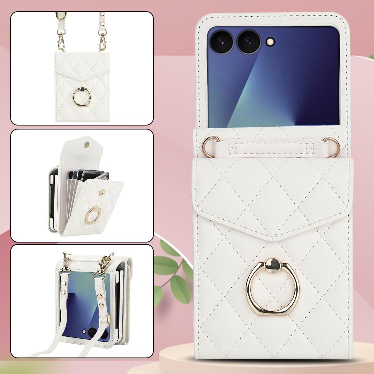 Custodia portafoglio con slot RFID per Samsung Galaxy Z Flip7