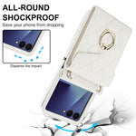 Custodia portafoglio con slot RFID per Samsung Galaxy Z Flip7