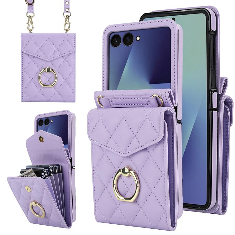 Custodia portafoglio con slot RFID per Samsung Galaxy Z Flip7