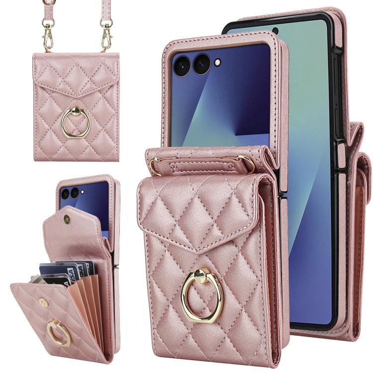 Custodia portafoglio con slot RFID per Samsung Galaxy Z Flip7