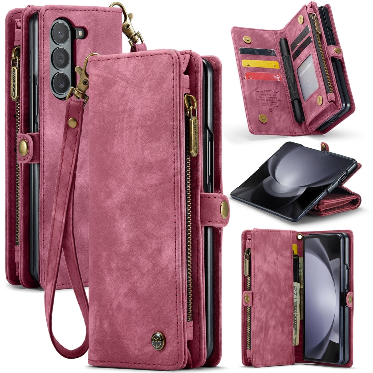 Custodia portafoglio in pelle per Samsung Galaxy Z Fold5