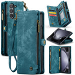 Custodia portafoglio in pelle per Samsung Galaxy Z Fold5