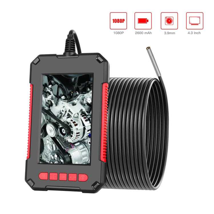 Endoscopio industriale portatile con schermo LCD 4,3" 3,9 mm