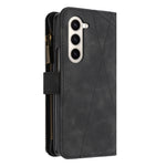 Custodia in pelle con cerniera per Samsung Galaxy Z Fold4