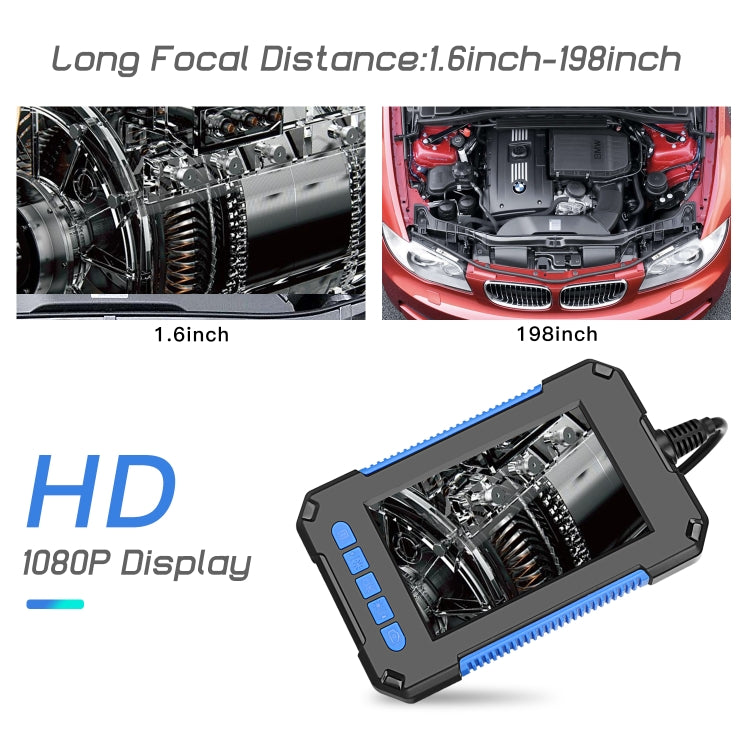 Endoscopio portatile 5,5 mm HD con schermo LCD 4,3"