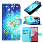 Custodia portafoglio in pelle per Samsung Galaxy A05s