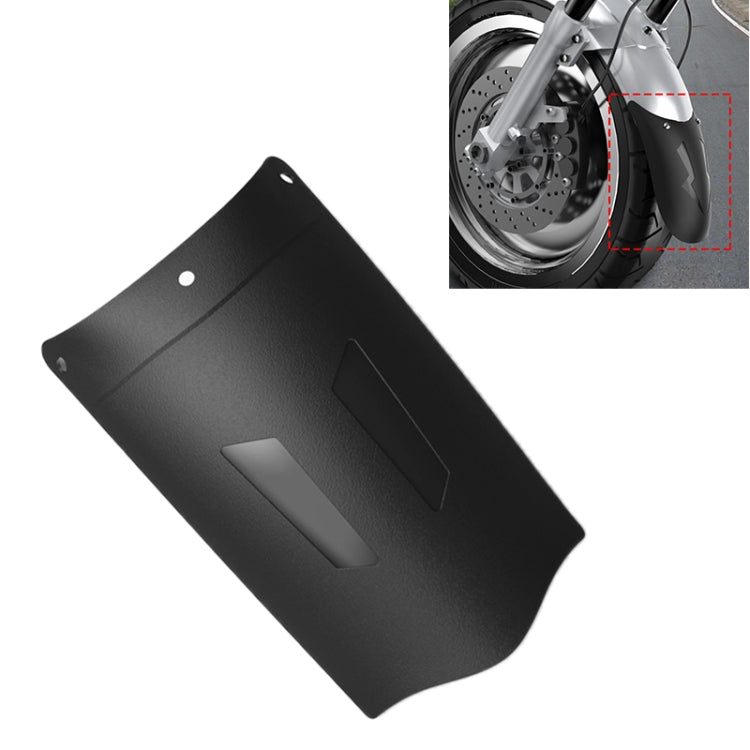 Parafango anteriore in polipropilene per moto 42x22 cm