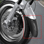 Parafango anteriore in polipropilene per moto 42x22 cm