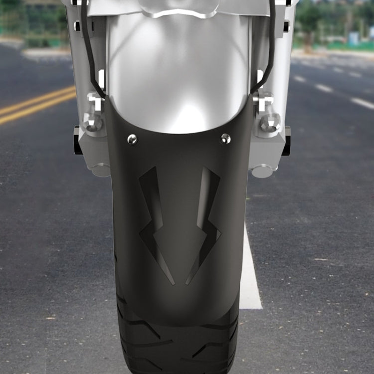 Parafango anteriore in polipropilene per moto 42x22 cm