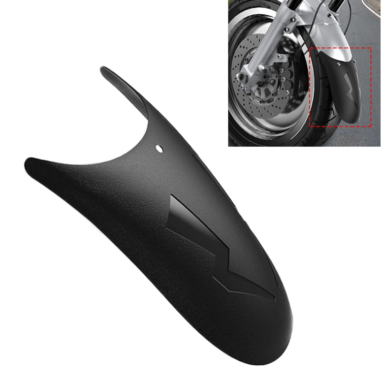 Parafango anteriore in polipropilene per moto 42x22 cm