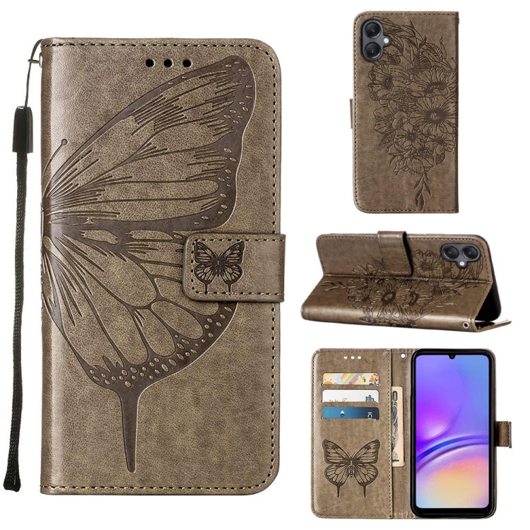 Custodia in pelle con farfalla per Samsung Galaxy A15