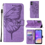 Custodia in pelle con farfalla per Samsung Galaxy A15