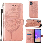 Custodia in pelle con farfalla per Samsung Galaxy A15