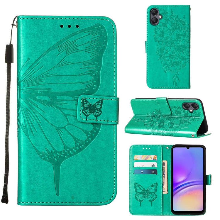 Custodia in pelle con farfalla per Samsung Galaxy A15