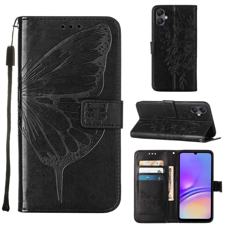 Custodia in pelle con farfalla per Samsung Galaxy A15