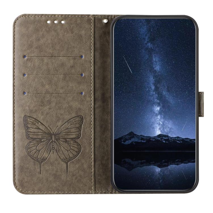 Custodia in pelle con farfalla per Samsung Galaxy A15