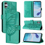 Custodia in pelle con farfalla per Samsung Galaxy A15
