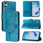 Custodia in pelle con farfalla per Samsung Galaxy A15