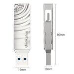 Lenovo Thinkplus MU232 USB 3.2 + Type-C Unità flash 32-256GB