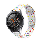 Cinturino sportivo in silicone a pois arcobaleno, For Samsung Galaxy Watch 6 / 6 Classic