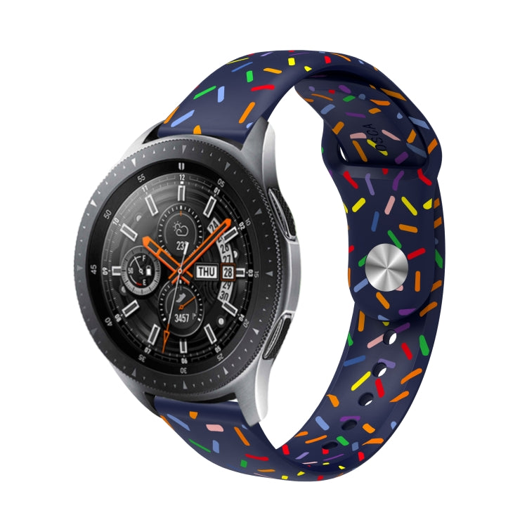 Cinturino sportivo in silicone a pois arcobaleno, For Samsung Galaxy Watch 6 / 6 Classic