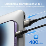 Cavo USB-C a USB-C 100W ricarica rapida 1.2-3 m