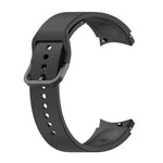 Per Samsung Galaxy Watch 6/6 cinturino classico in silicone con fibbia tinta unita, S Size