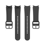 Per Samsung Galaxy Watch 6/6 cinturino classico in silicone con fibbia tinta unita, S Size