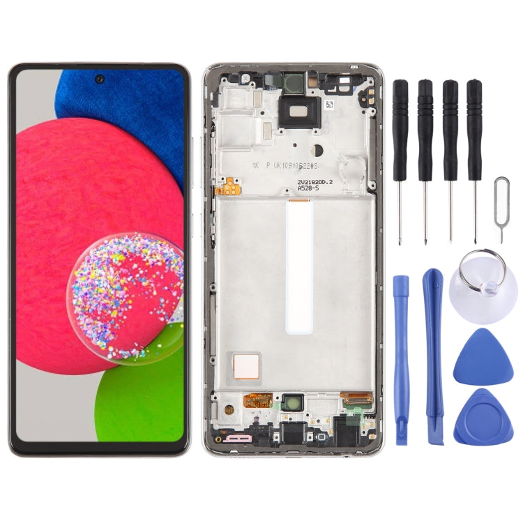 Display LCD TFT con touch e telaio per Samsung Galaxy A52s 5G