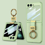 Custodia in pelle con supporto anello per Samsung Galaxy Z Flip5
