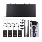 XTUGA A400-B sistema microfonico wireless UHF 4 canali
