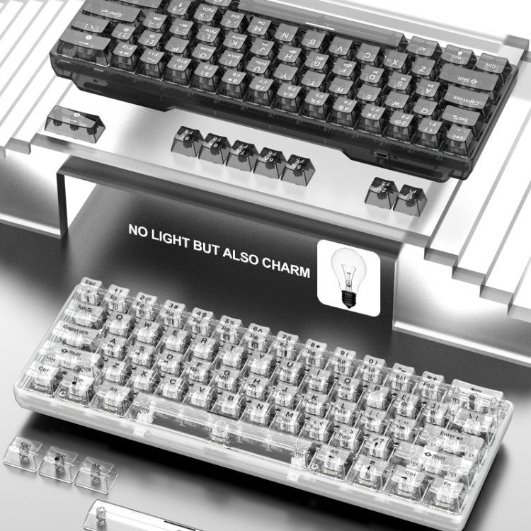 XUNFOX K30 Tastiera meccanica cablata 61 tasti nera