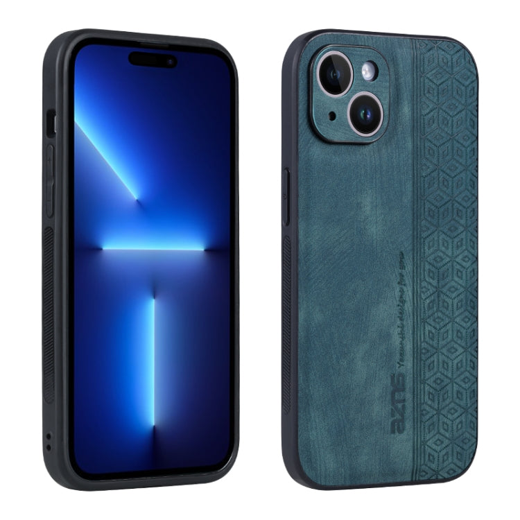 Custodia per telefono AZNS in pelle goffrata 3D, For iPhone 16, For iPhone 15 Pro Max, For iPhone 15 Pro, For iPhone 15 Plus