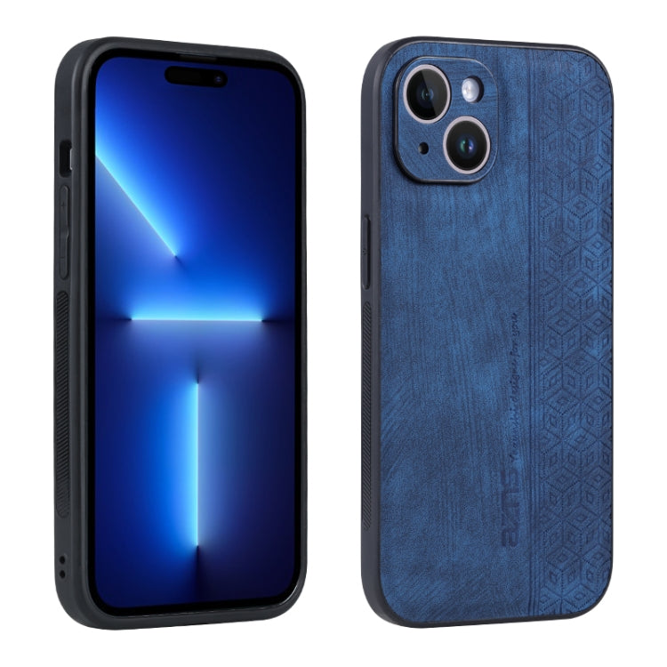 Custodia per telefono AZNS in pelle goffrata 3D, For iPhone 16, For iPhone 15 Pro Max, For iPhone 15 Pro, For iPhone 15 Plus