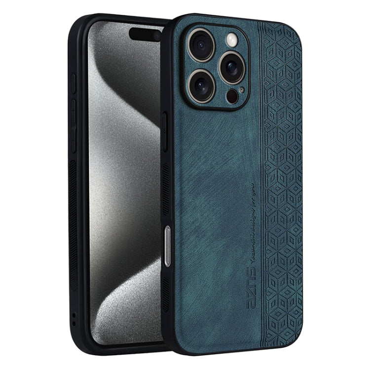 Custodia per telefono AZNS in pelle goffrata 3D, For iPhone Air, For iPhone 16 Pro Max, For iPhone 16 Pro, For iPhone 16 Plus