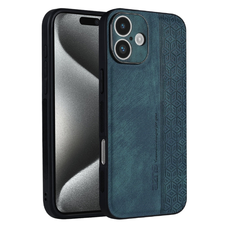 Custodia per telefono AZNS in pelle goffrata 3D, For iPhone Air, For iPhone 16 Pro Max, For iPhone 16 Pro, For iPhone 16 Plus