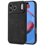 Custodia per telefono AZNS in pelle goffrata 3D, For iPhone 16e / 17e, For iPhone 17 Pro Max, For iPhone 17 Pro, For iPhone 17
