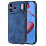Custodia per telefono AZNS in pelle goffrata 3D, For iPhone 16e / 17e, For iPhone 17 Pro Max, For iPhone 17 Pro, For iPhone 17