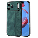 Custodia per telefono AZNS in pelle goffrata 3D, For iPhone 16e / 17e, For iPhone 17 Pro Max, For iPhone 17 Pro, For iPhone 17
