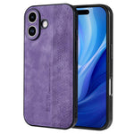 Custodia per telefono AZNS in pelle goffrata 3D, For iPhone 16e / 17e, For iPhone 17 Pro Max, For iPhone 17 Pro, For iPhone 17