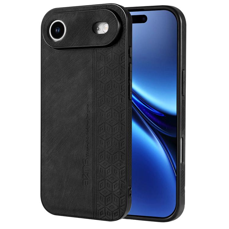 Custodia per telefono AZNS in pelle goffrata 3D, For iPhone Air, For iPhone 16 Pro Max, For iPhone 16 Pro, For iPhone 16 Plus