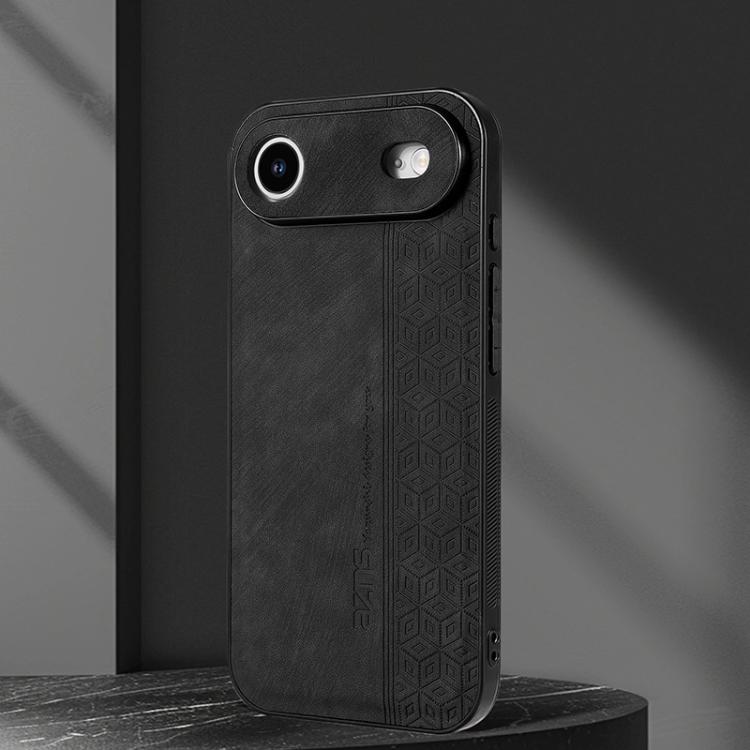 Custodia per telefono AZNS in pelle goffrata 3D, For iPhone Air, For iPhone 16 Pro Max, For iPhone 16 Pro, For iPhone 16 Plus