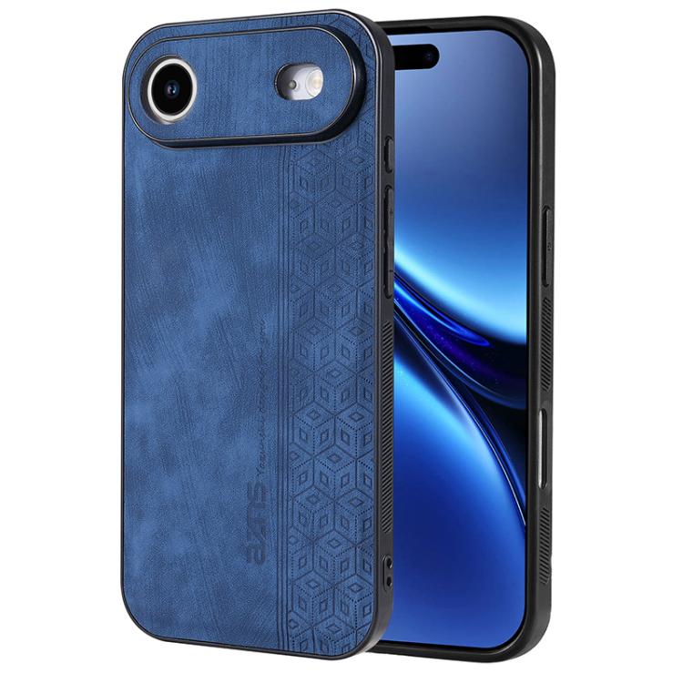Custodia per telefono AZNS in pelle goffrata 3D, For iPhone Air, For iPhone 16 Pro Max, For iPhone 16 Pro, For iPhone 16 Plus